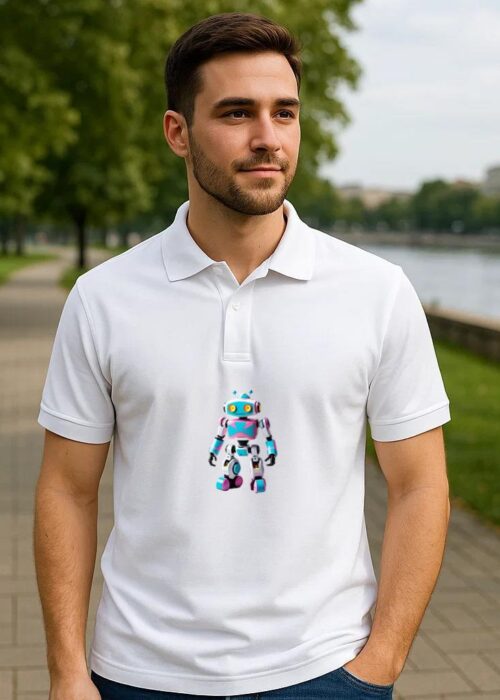 Robot Circuit Polo Shirt